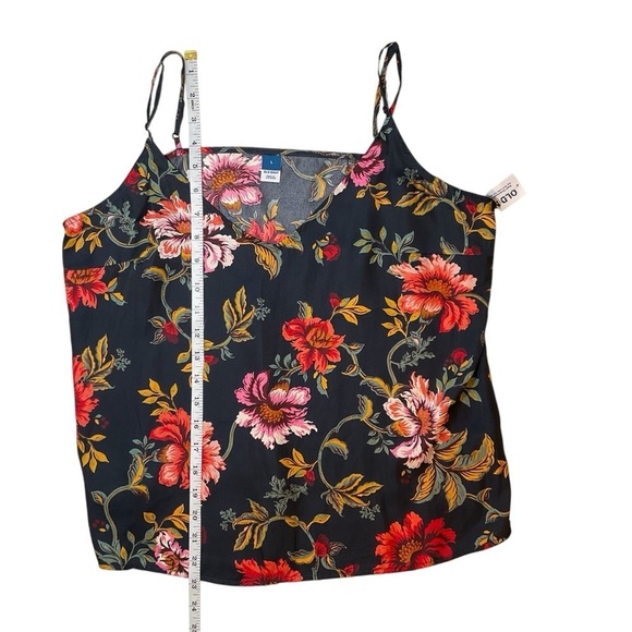 Old Navy Floral Spaghetti Strap Tank Top Size Large NWT - Picture 3 of 5